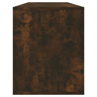 TV-Möbel Rökfärgad Ek TV-Bänk 130x35x50 cm