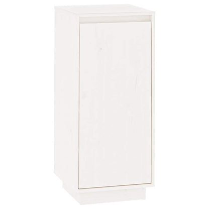 Skoställ Vit Skoskåp 35x35x80 cm massiv furu