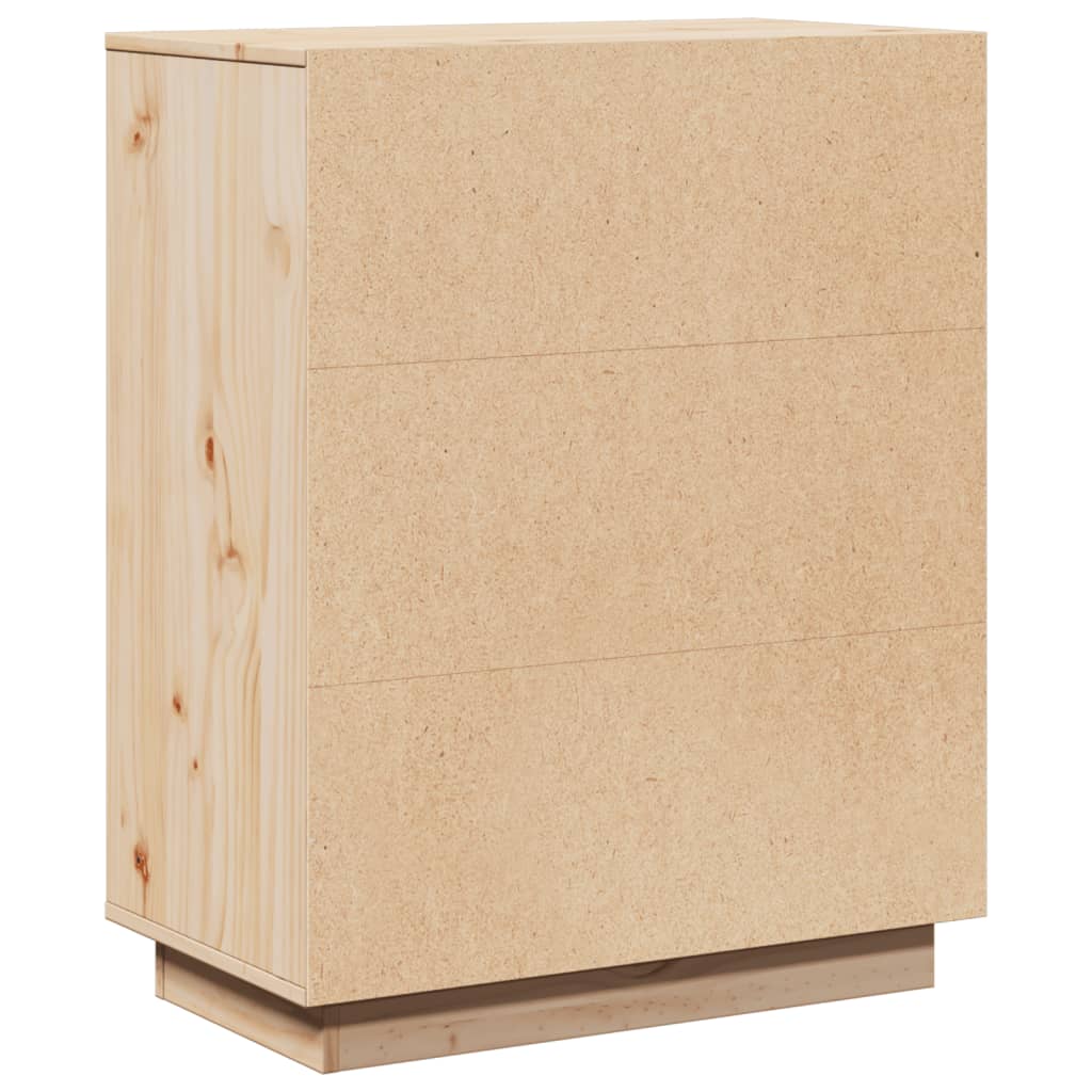 Skänk Trä 60x34x75 cm massiv furu