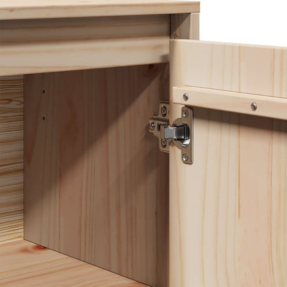 Skänk Trä 60x34x75 cm massiv furu