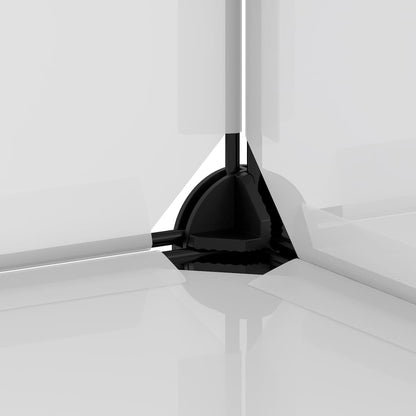 Skoställ DIV. Skohylla transparent 93x36,5x140 cm PP