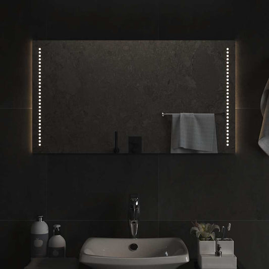 Badrumsspegel LED 90x50 cm