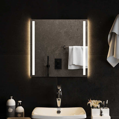 Badrumsspegel LED 50x50 cm