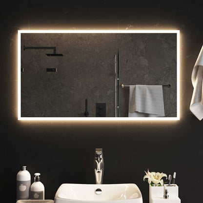Badrumsspegel LED 90x50 cm