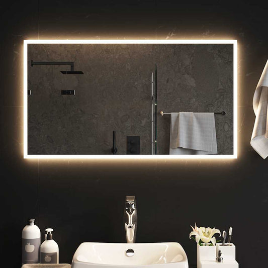 Badrumsspegel LED 90x50 cm