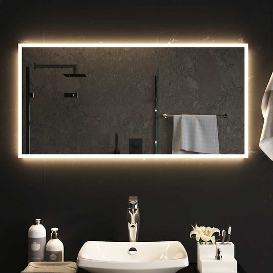 Badrumsspegel LED 100x50 cm