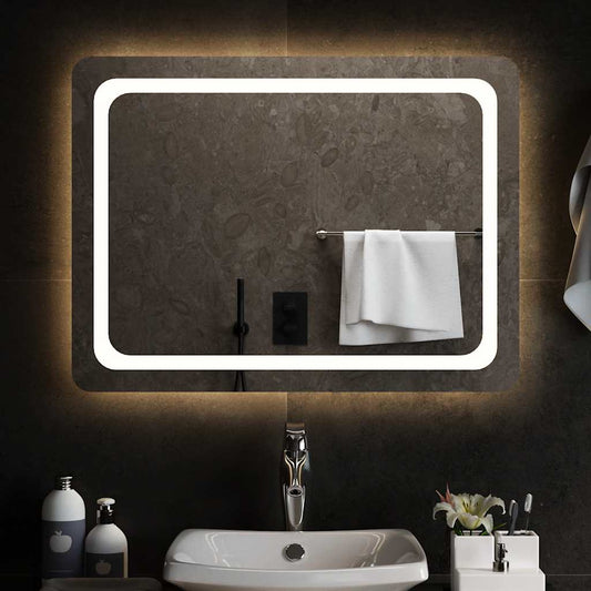 Badrumsspegel LED 80x60 cm