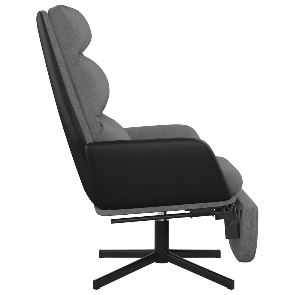 Fåtölj Grön Ljusgrön Vilstol med fotstöd tyg