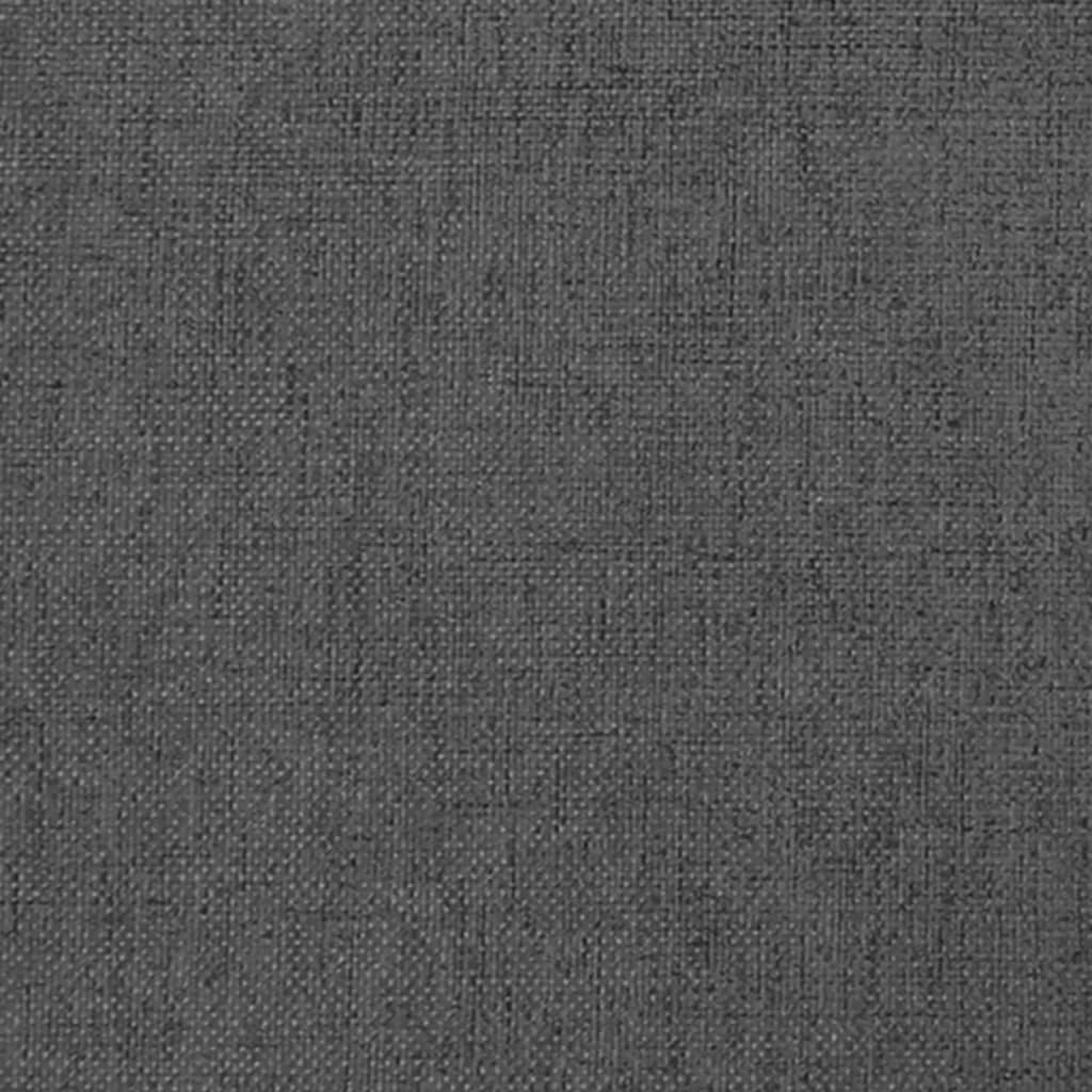 Fåtölj Mörkgrå Vilstol med fotstöd tyg