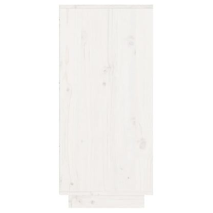 Avlastningsbord Konsollbord Vit 60x34x75 cm massiv furu