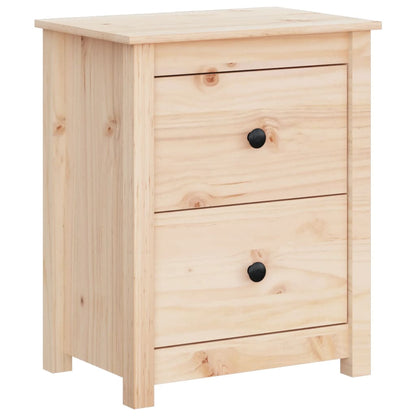 Sängbord 2 st 50x35x61,5 cm massiv furu