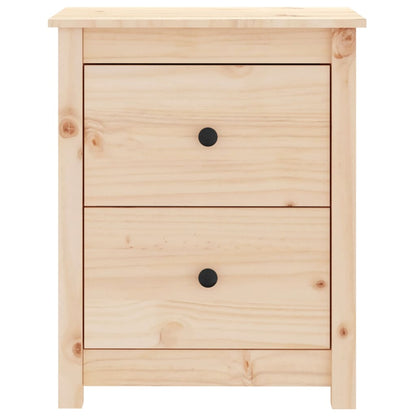 Sängbord 2 st 50x35x61,5 cm massiv furu