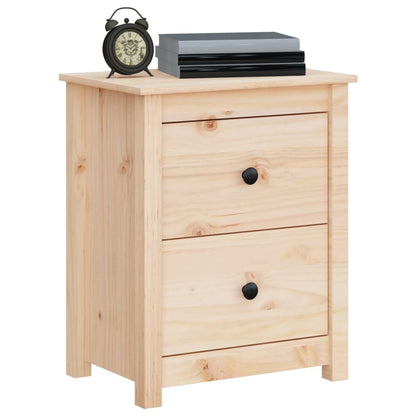 Sängbord 2 st 50x35x61,5 cm massiv furu