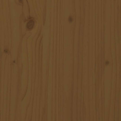 Sängbord 2 st honungsbrun 40x35x61,5 cm massiv furu