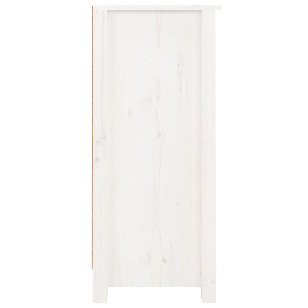 Skåp Trä 2 st 40x35x80 cm massiv furu