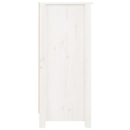 Skåp Trä 2 st 40x35x80 cm massiv furu