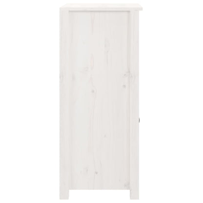 Skänk Vit 40x35x80 cm massiv furu