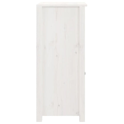 Skåp Trä 2 st 40x35x80 cm massiv furu