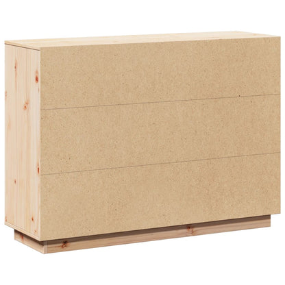 Skänk Trä 110,5x35x80 cm massiv furu