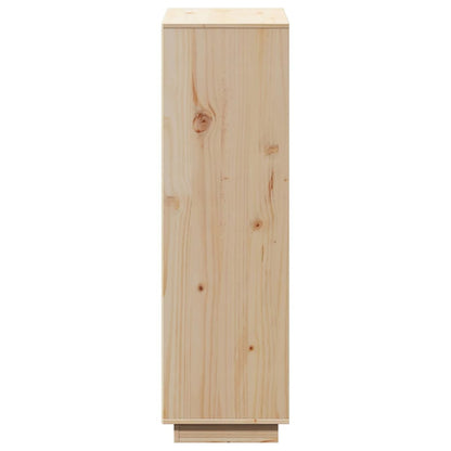 Skåp Trä 110,5x35x117 cm massiv furu