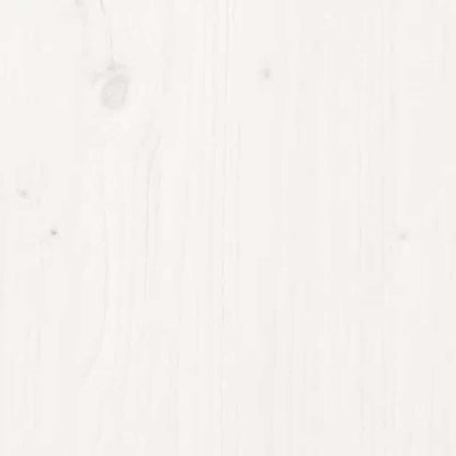 Sängbord 2 st vit 60x34x51 cm massiv furu