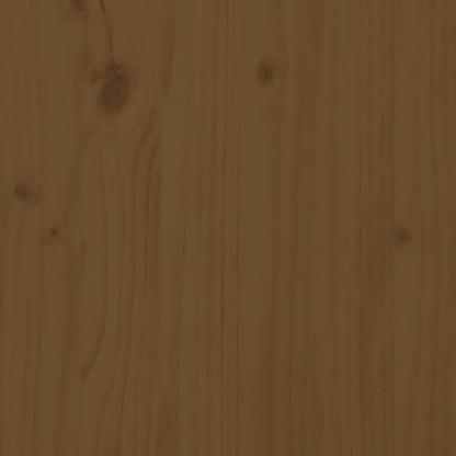 Sängbord 2 st honungsbrun 60x34x51 cm massiv furu