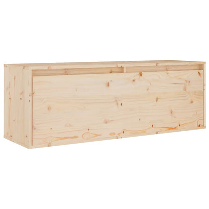 Tv-bänk 3 st massiv furu