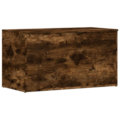 Förvaringskista Rökfärgad Ek 84x42x46 cm