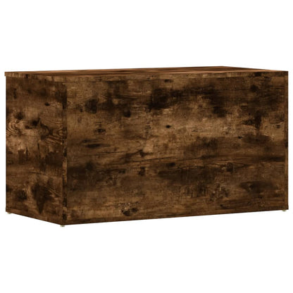 Förvaringskista Rökfärgad Ek 84x42x46 cm