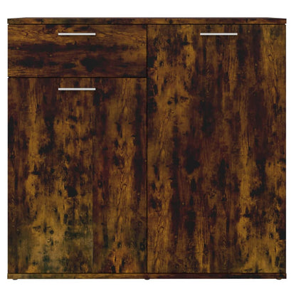 Skåp Rökfärgad Ek 80x36x75 cm