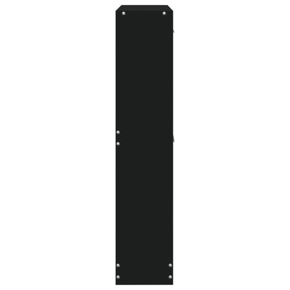 Skoställ Svart Skoskåp 59x17x81 cm