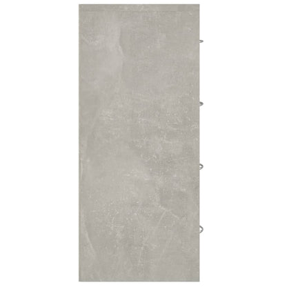 Skänk Betonggrå med 4 lådor 60x30,5x71 cm