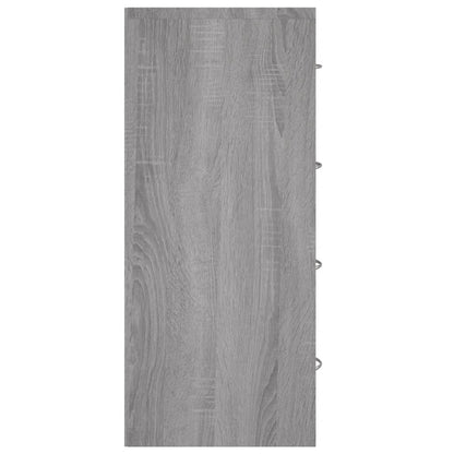 Skänk Sonoma Grå med 4 lådor 60x30,5x71 cm