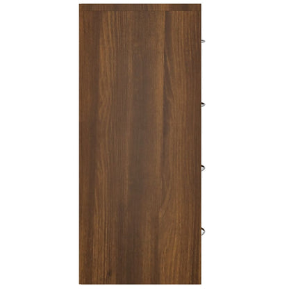 Skänk Brun Ek med 4 lådor 60x30,5x71 cm