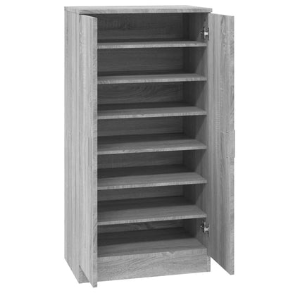 Skoställ Sonoma Grå Skoskåp 55x35x108 cm