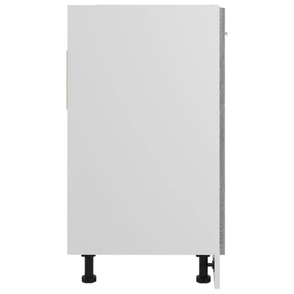 Köksinredning Underskåp Bänkskåp för diskho “Lyon” Sonoma Grå 80x46x81,5 cm