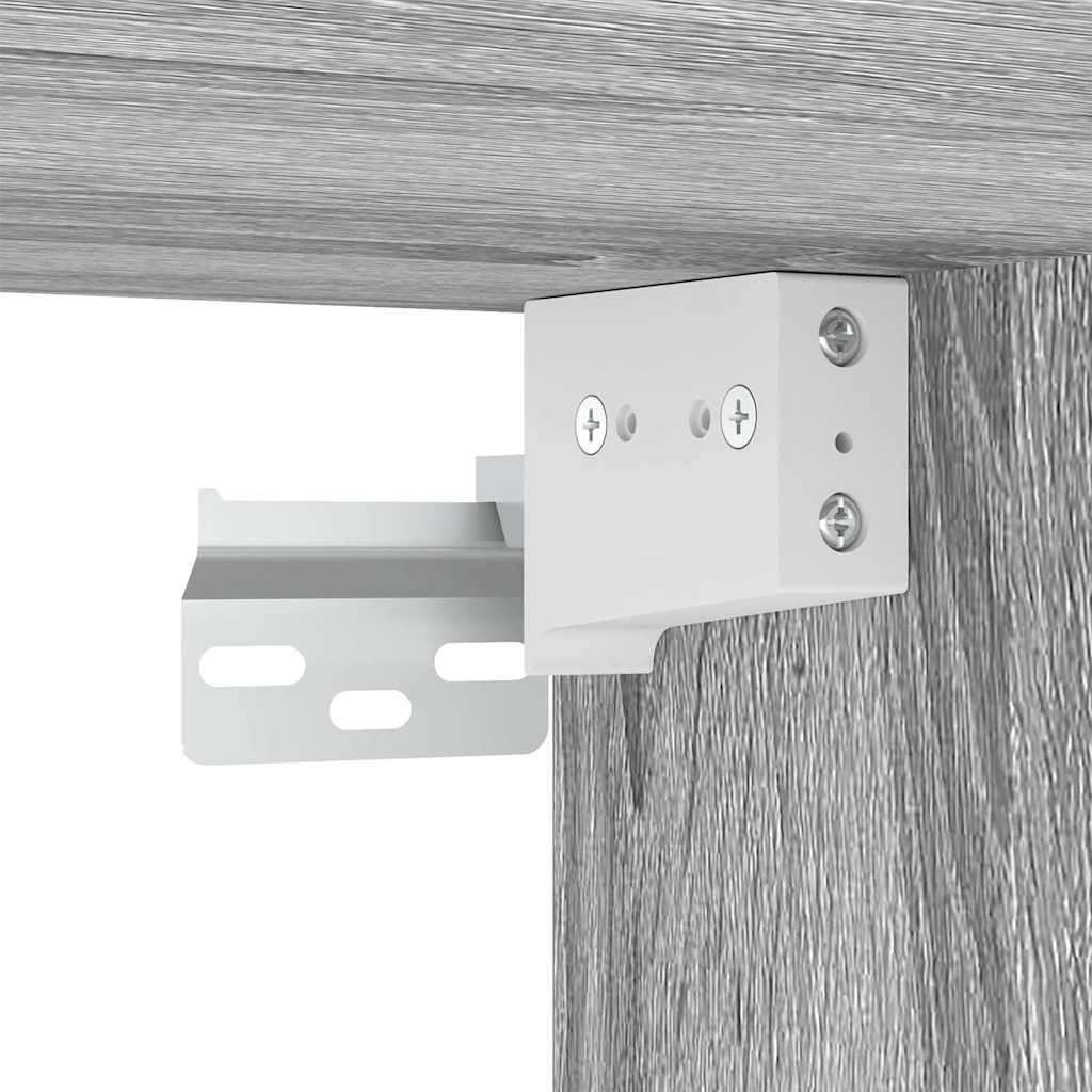 Skoställ Sonoma Grå 60x35x70 cm