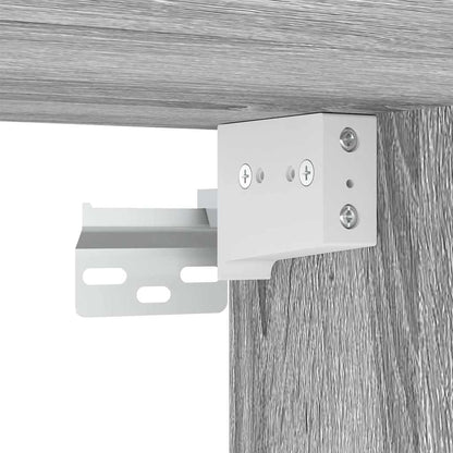 Skoställ Sonoma Grå 60x35x70 cm