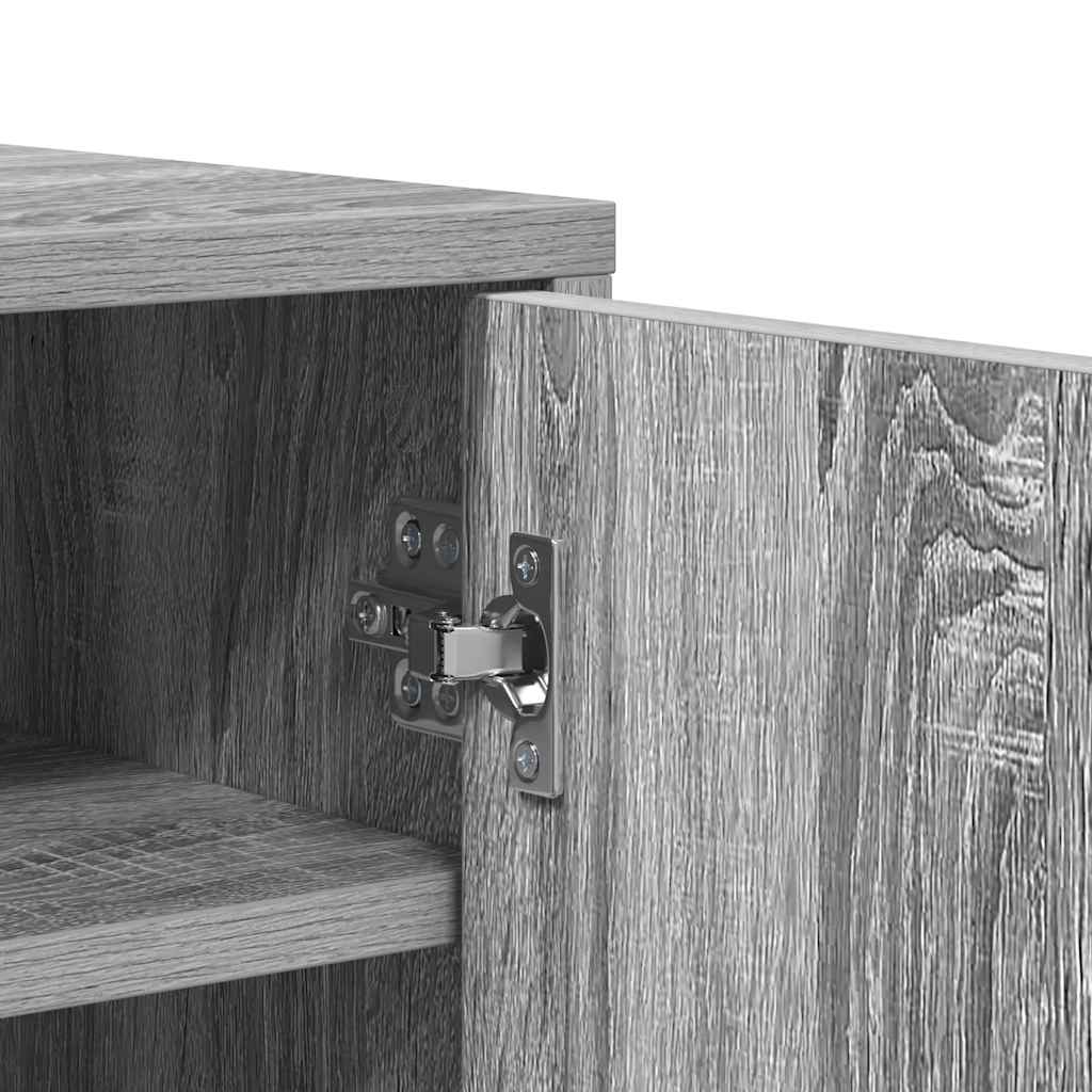 Skoställ Sonoma Grå 60x35x70 cm