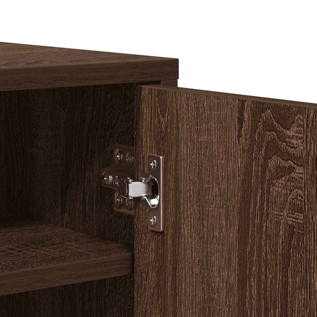 Skoställ Brun Ek 60x35x70 cm