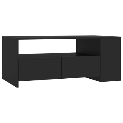 Soffbord Svart 102x55x42 cm