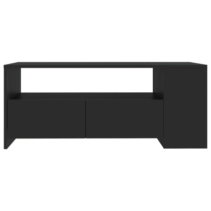 Soffbord Svart 102x55x42 cm