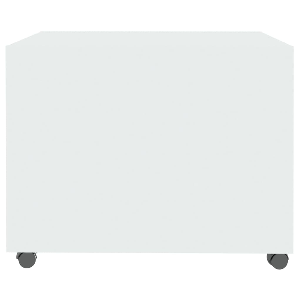 Soffbord Högglans Vit 55x55x40 cm