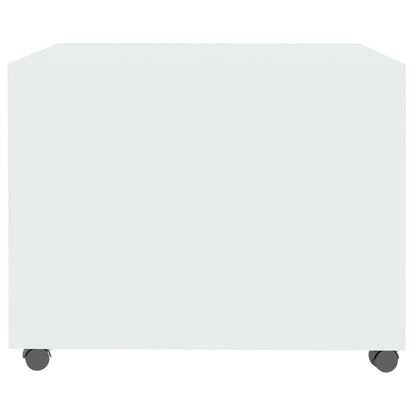 Soffbord Högglans Vit 55x55x40 cm