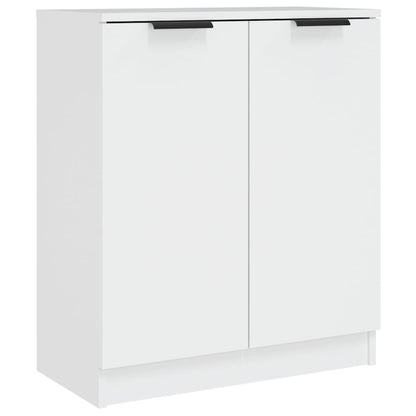 Skåp vit 60x30x70 cm konstruerat trä