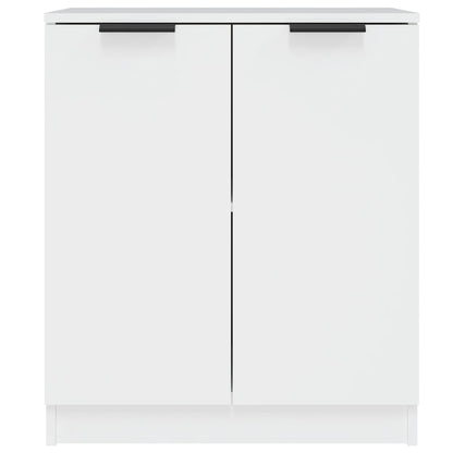 Skåp vit 60x30x70 cm konstruerat trä