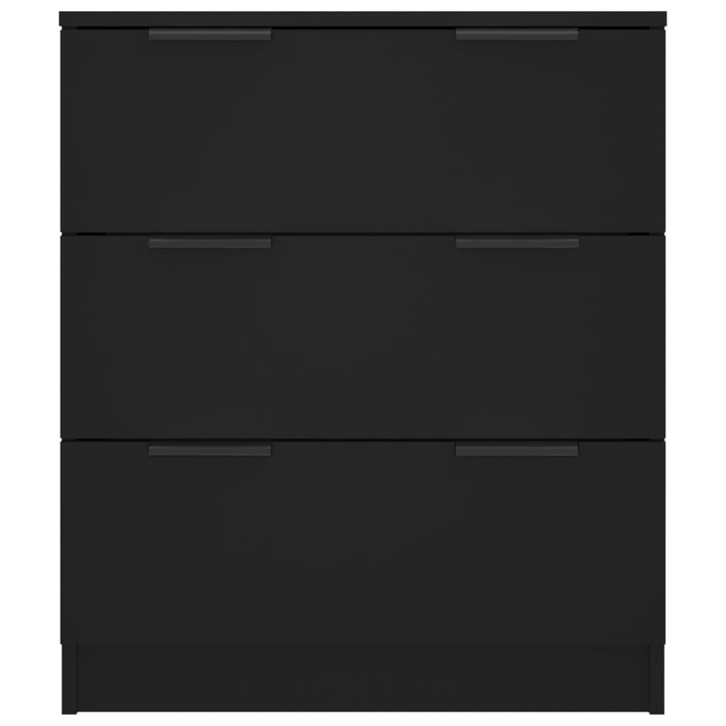 Skänk Svart 60x30x70 cm