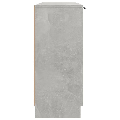 Byrå betonggrå 90,5x30x70 cm konstruerat trä