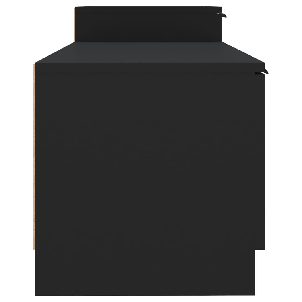 TV-Möbel Svart TV-Bänk 158,5x36x45 cm