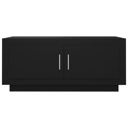 Soffbord Svart 102x50x45 cm